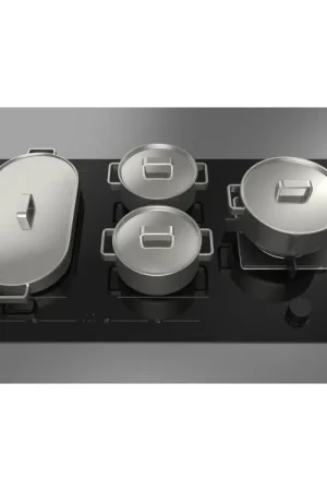Acquista Ora Fulgor Piano cottura ibrido induzione/gas FCHH 905 ID TS G WDK BK in vetroceramica nero da 90 cm