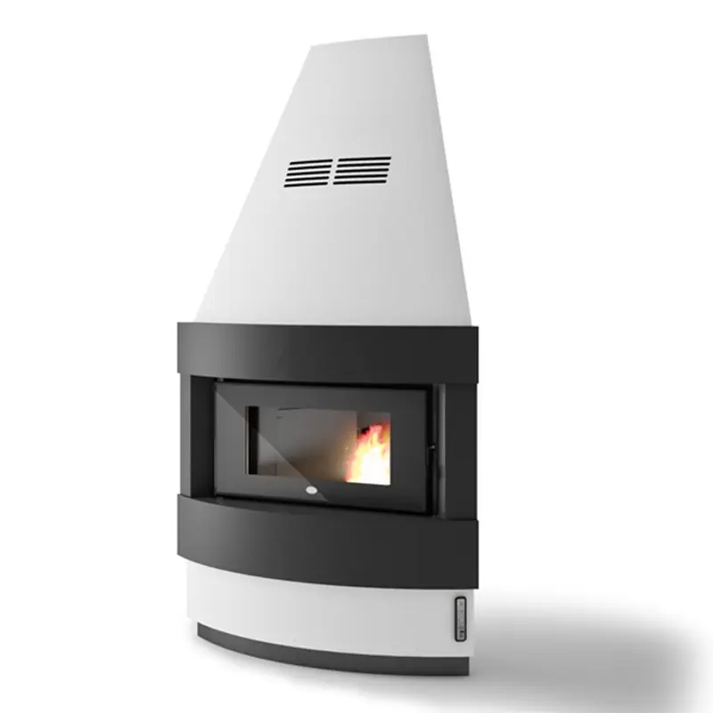 Professionale Eva Calòr Stufa a pellet RAFFAELLO 901636500 finitura bianco