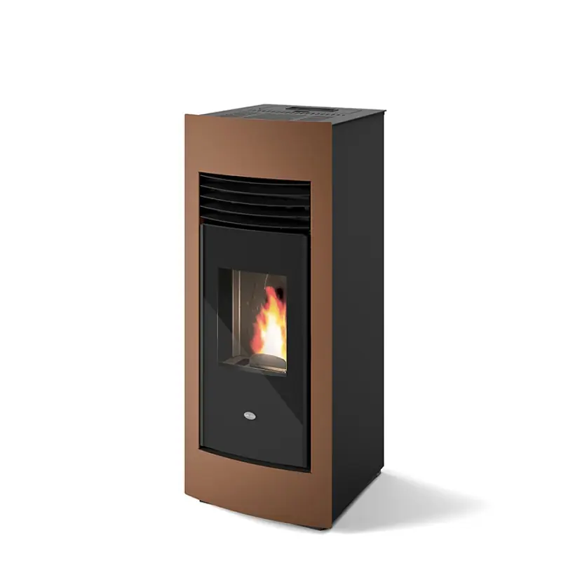 Economico Eva Calòr Stufa a pellet LETIZIA 9016013200 finitura corten
