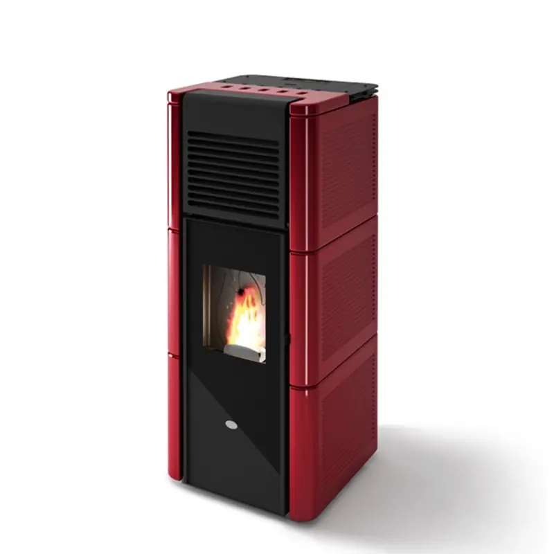Acquista Ora Eva Calòr Stufa a pellet ZOE 901647500 finitura rosso