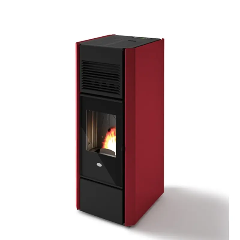 Promozione Eva Calòr Stufa a pellet INES 901646900 finitura rosso