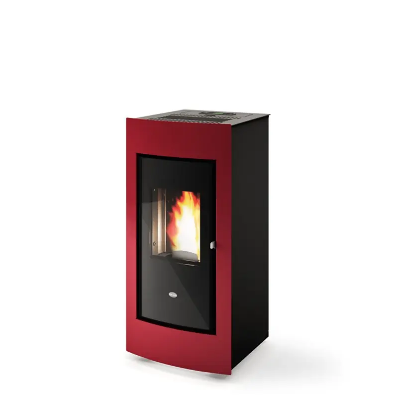 Eva Calòr Stufa a pellet EVELYN 9016002800 finitura rosso A Buon Prezzo