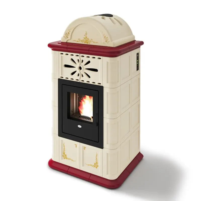 Eva Calòr Stufa a pellet DIANA 901649700 finitura rosso Offerta