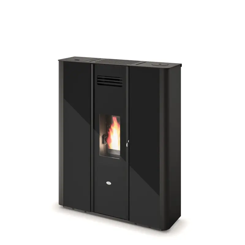 Reso Gratuito Eva Calòr Stufa a pellet slim EMILY 9016005300 finitura nero