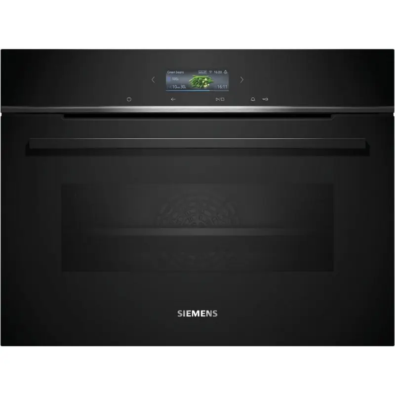 Nuova Collezione Siemens Forno compatto da incasso CB734G1B1 finitura nero da 60 cm