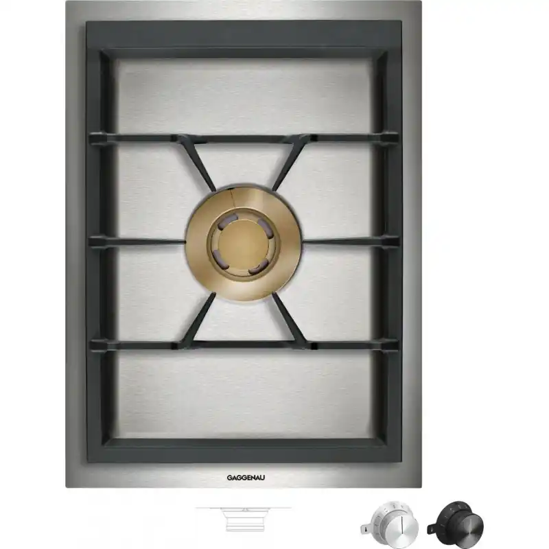 Pagamento Sicuro Gaggenau Piano cottura a gas VG415215 finitura acciaio da 38 cm