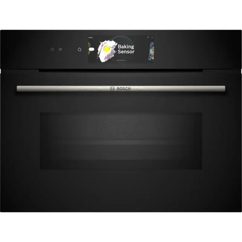 PRONTA CONSEGNA - Bosch Forno compatto pirolitico combinato microonde da incasso CMG778NB1 finitura nero da 60 cm - Serie 8 Non Perdere