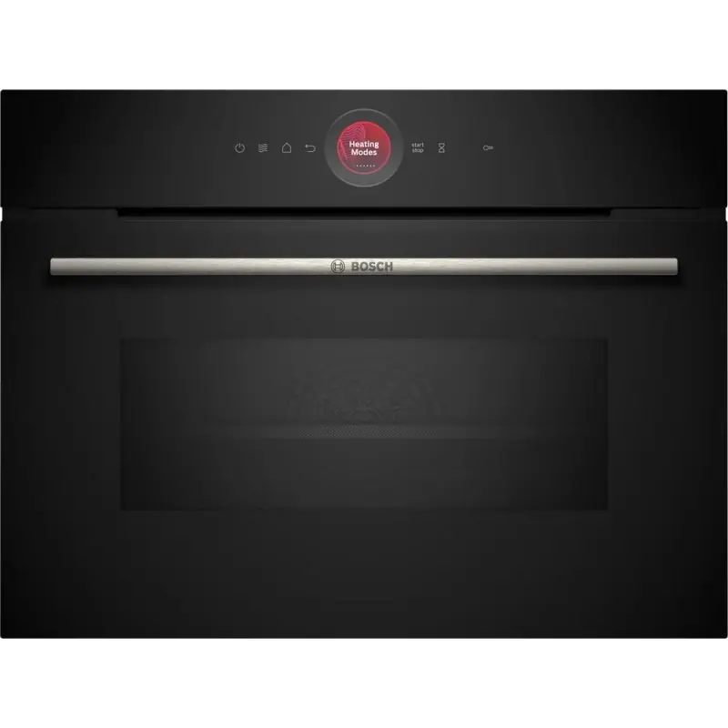 PRONTA CONSEGNA - Bosch Forno compatto combinato microonde da incasso CMG7241B1 finitura nero da 60 cm - Serie 8 Soddisfatti O Rimborsati