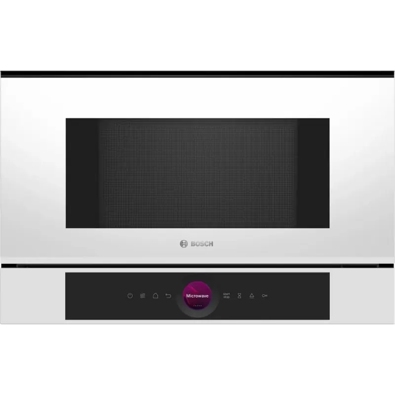 Promozione PRONTA CONSEGNA - Bosch Forno microonde da incasso BFL7221W1 finitura bianco da 60 cm - Serie 8