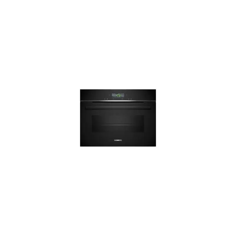 Offerta Siemens Forno compatto combinato con microonde da incasso CM724G1B1 finitura nero da 60 cm