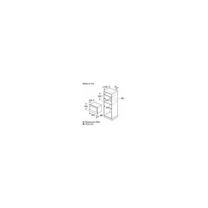 Siemens Forno microonde da incasso BE732R1B1 finitura nero da 60 cm Prezzo Basso