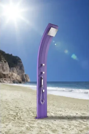 Arkema Doccia solare Dada in alluminio in diverse finiture da h. 226 cm Pagamento Sicuro
