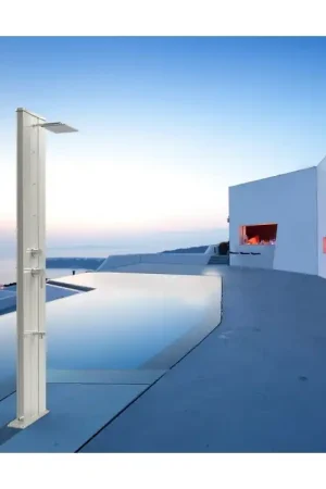 Arkema Doccia solare Dada S in alluminio in diverse finiture da h. 228 cm Occasione Imperdibile