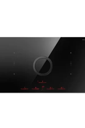 Prezzo Ridotto Elica Piano cottura a induzione con cappa NIKOLATESLA SWITCH EVO BL/A/83 PRF0196328 in vetro nero da 83 cm