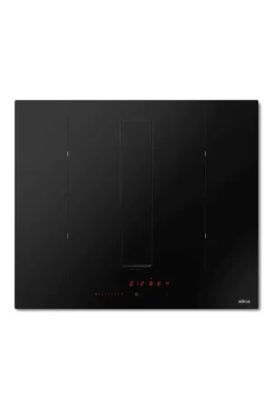 Spedito Oggi PRONTA CONSEGNA - Elica Piano cottura a induzione con cappa NIKOLATESLA FIT RAW BR/A/60 PRF0203695 in vetro nero opaco da 60 cm