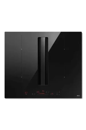 Elica Piano cottura a induzione con cappa NIKOLATESLA ALPHA B BL/A/60 PRF0196211 in vetro nero da 60 cm Reso Gratuito