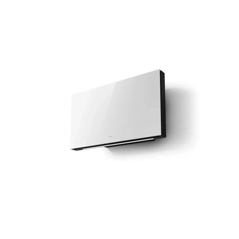 Elica Cappa filtrante a parete PLAT @ WH/F/80 PRF0165712A finitura vetro bianco da 80 cm Quantità Limitata