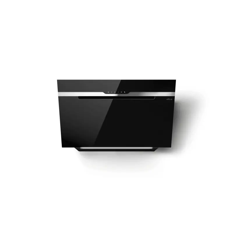 Elica Cappa aspirante a parete MAJESTIC @ BL/A/90 PRF0116967B finitura vetro nero/inox da 90 cm Nuovo Arrivo