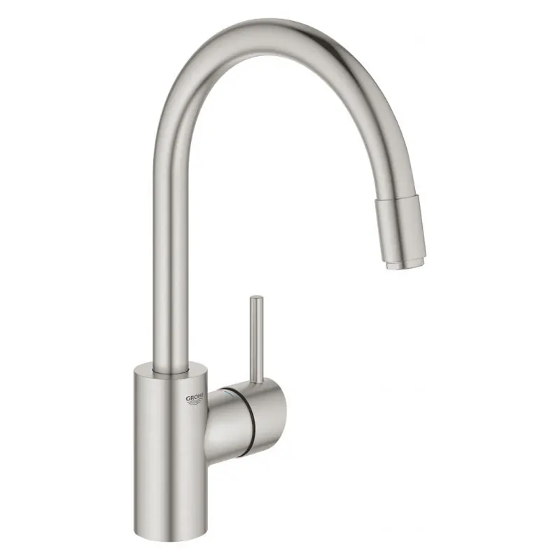 Reso Gratuito Grohe Miscelatore monocomando Concetto 32663DC3 finitura cromo spazzolato