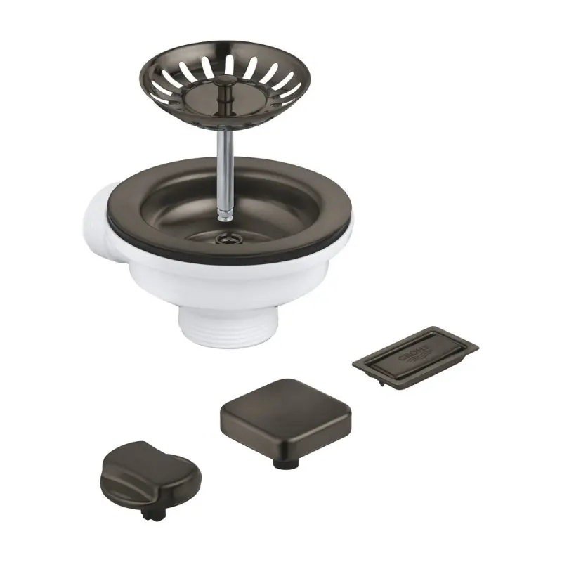 Grohe Set di scarico per lavelli a 1 vasca 40996AL0 finitura grigio antracite spazzolato Ultimissimo Modello