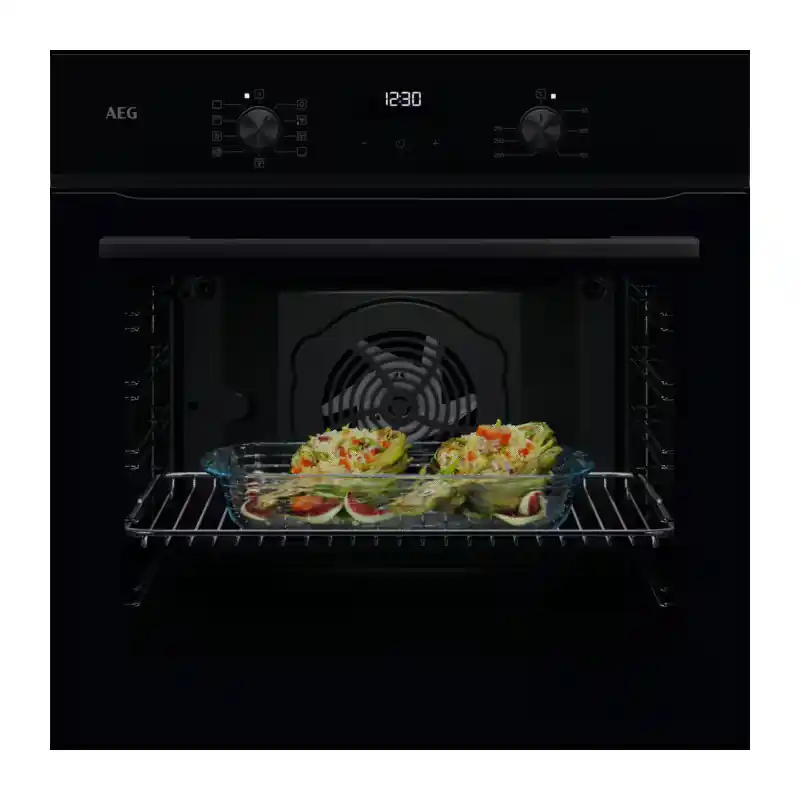 PRONTA CONSEGNA - AEG Forno SurroundCook da incasso NBU 5A23 SB finitura nero lucido da 60 cm Ordina Subito