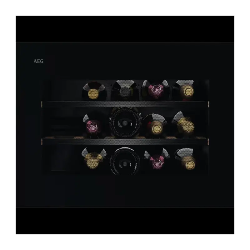 Ultimissimo Modello PRONTA CONSEGNA - AEG Cantina vino NKW 8P21K AB finitura nero lucido da 60 cm