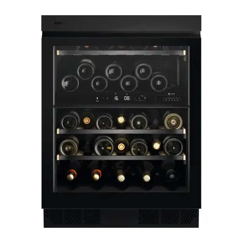 PRONTA CONSEGNA - AEG Cantina vino sottotop da incasso NSW 8D826 GT finitura nero opaco da 60 cm Direttamente Dal Produttore