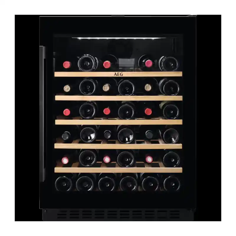 Compra Oggi Stesso PRONTA CONSEGNA - AEG Cantina vino sottotop da incasso AWS 4052 B5B finitura nero da 60 cm