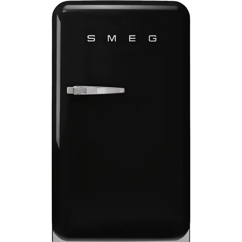 Subito Disponibile Smeg Frigorifero monoporta con cerniere a destra a libera installazione FAB10RBL6 finitura nero da 55 cm