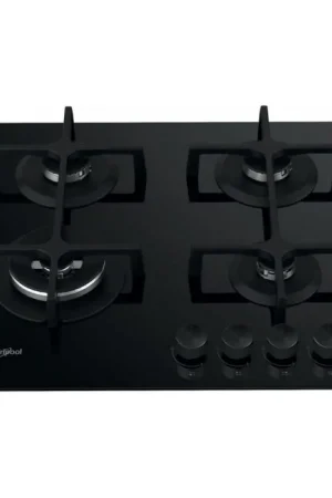 Vendita Finale PRONTA CONSEGNA - Whirlpool Piano cottura a gas GOA 6423/NB1 finitura vetro nero da 60 cm