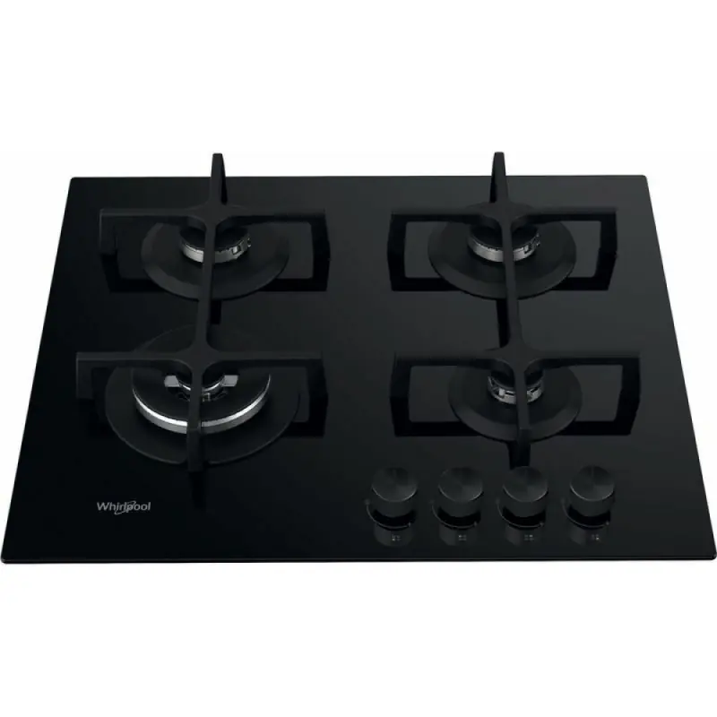 Vendita Finale PRONTA CONSEGNA - Whirlpool Piano cottura a gas GOA 6423/NB1 finitura vetro nero da 60 cm