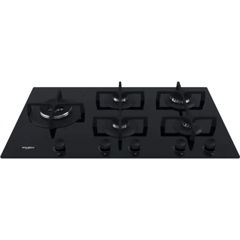 PRONTA CONSEGNA - Whirlpool Piano cottura a gas GOA 9523/NB1 finitura vetro nero da 90 cm Nuovo Arrivo