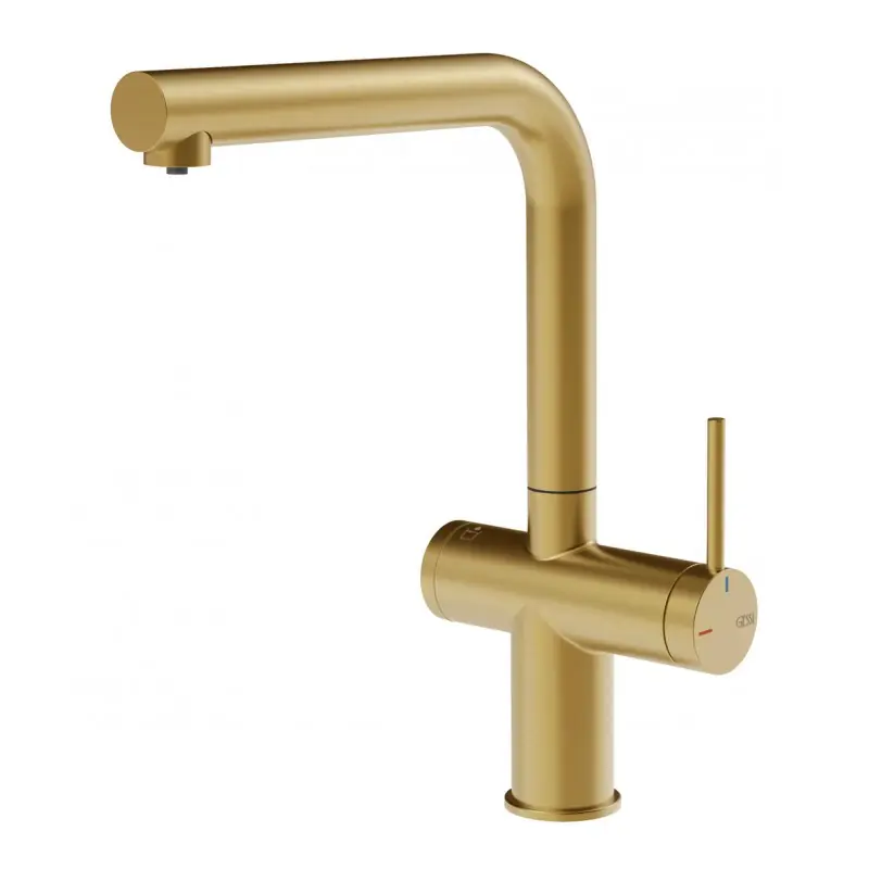 Gessi Miscelatore monocomando Inedito 60571 716 finitura Gold Brushed PVD Economico