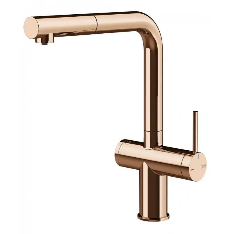 Gessi Miscelatore monocomando Inedito 60572 030 finitura Copper PVD Soddisfatti O Rimborsati