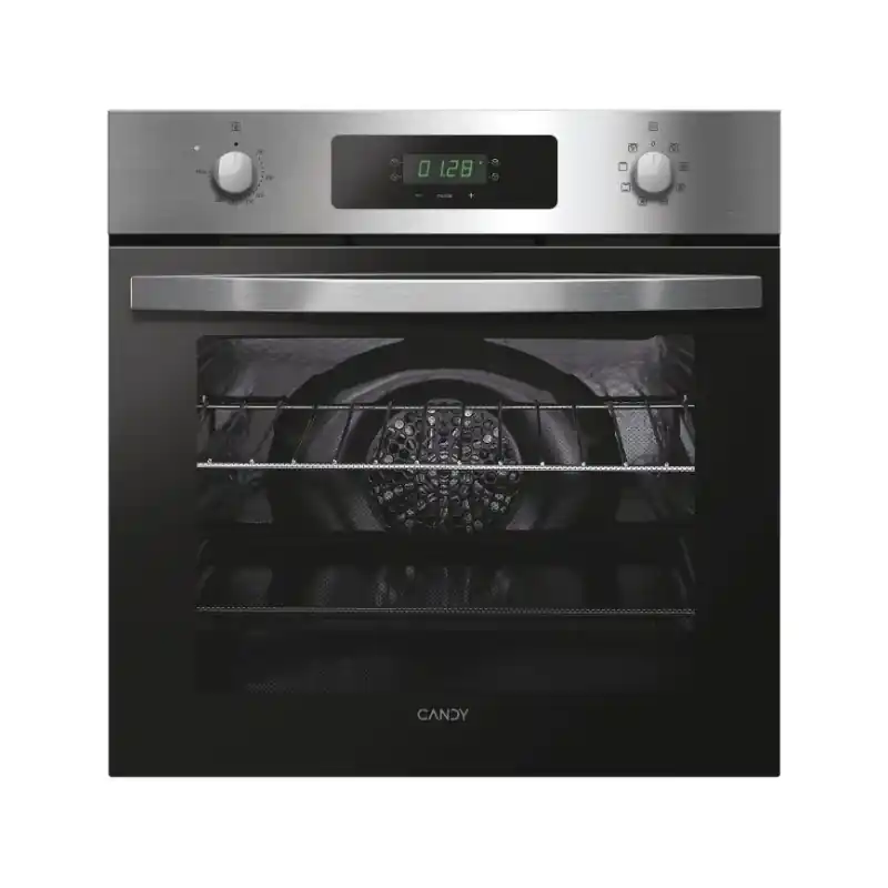 Sconto PRONTA CONSEGNA - Candy Forno elettrico ventilato da incasso FIDCX605IT finitura vetro nero e acciaio inox da 60 cm