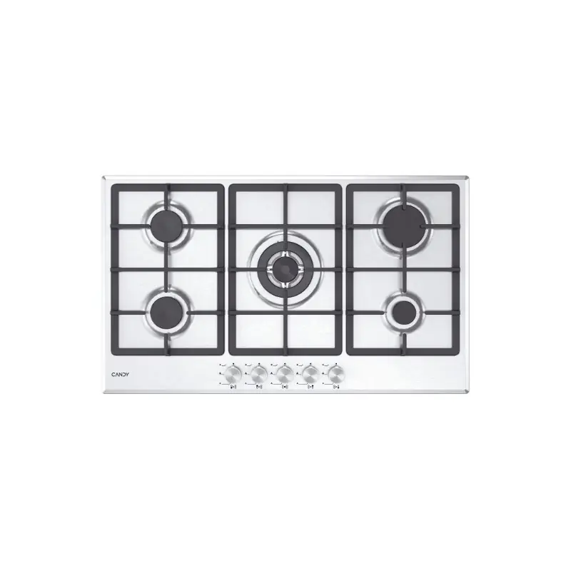 PRONTA CONSEGNA - Candy Piano cottura a gas CHG93WX1 finitura acciaio inox da 90 cm Popolare