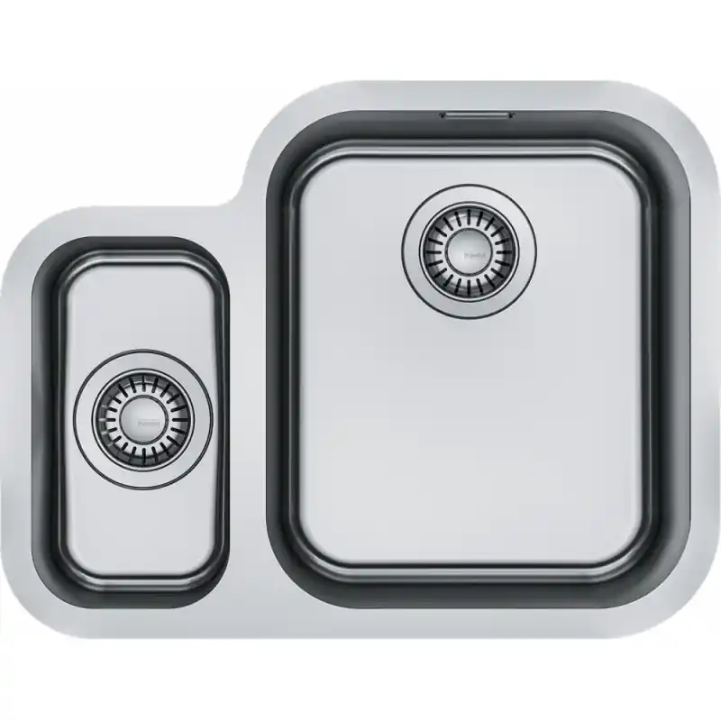 Franke Lavello a una vasca con vaschetta Smart Sottotop SRX 160-34-16 122.0736.138 finitura inox da 58x45 cm Pagamento Sicuro