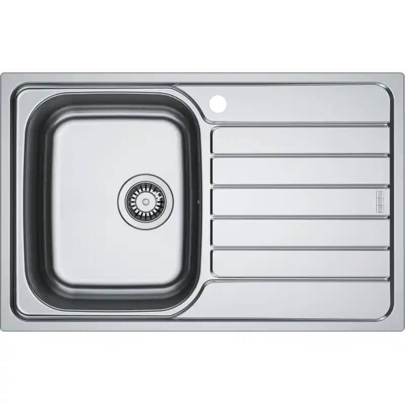 PRONTA CONSEGNA - Franke Lavello una vasca con gocciolatoio a destra Spark Incasso SKL 611-78 101.0712.124 finitura dekor da 78x50 cm Offerta Lampo