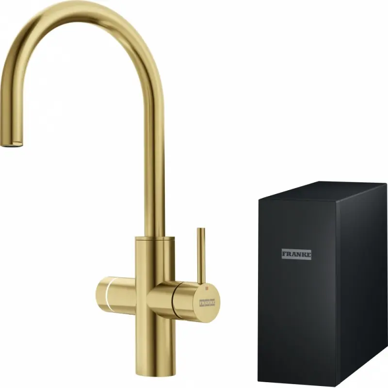 Franke Miscelatore elettronico multifunzione Mythos Water Hub All In One 160.0731.755 finitura gold Professionale