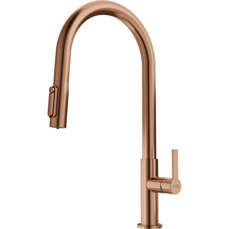 Consegna Rapida PRONTA CONSEGNA - Franke Miscelatore monocomando a tripla via Maris Slim Clear Water Doccia 120.0736.602 finitura copper