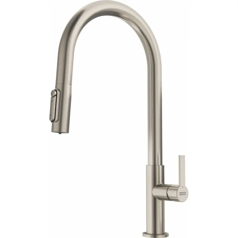 Bestseller Franke Miscelatore monocomando a tripla via Maris Slim Clear Water Doccia 120.0736.604 finitura decor steel