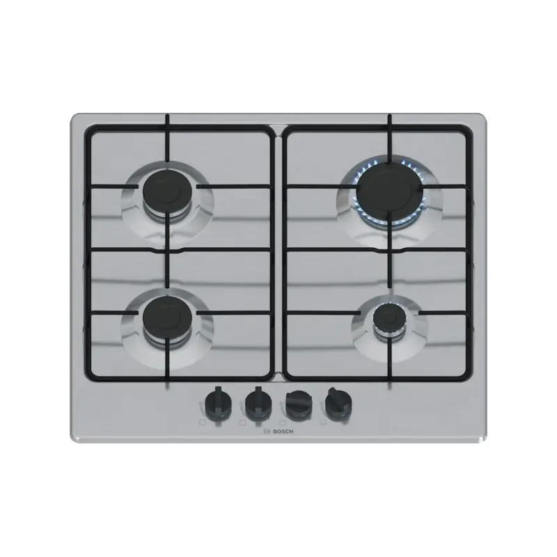 Offerta Speciale PRONTA CONSEGNA - Bosch Piano cottura a gas PGP6B5K80 finitura acciaio inox da 60 cm - Serie 4
