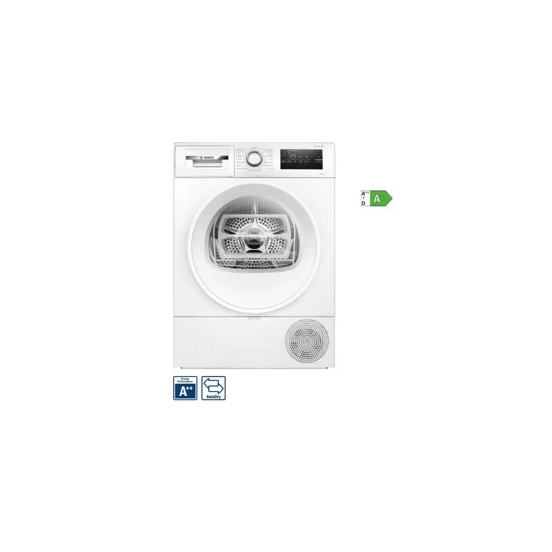 Professionale PRONTA CONSEGNA - Bosch - Asciugatrice a pompa di calore a libera installazione WTH8521EII finitura bianco da 60 cm - Serie 4