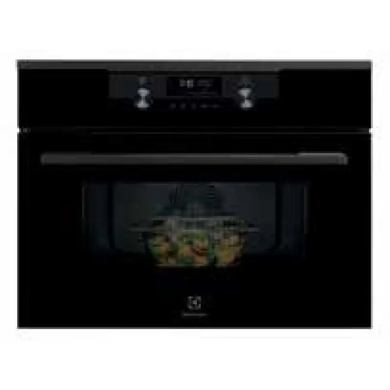 Super Prezzo PRONTA CONSEGNA - Electrolux Microonde con grill KVMDE46H finitura vetro Intuit Pure Black da 60 cm