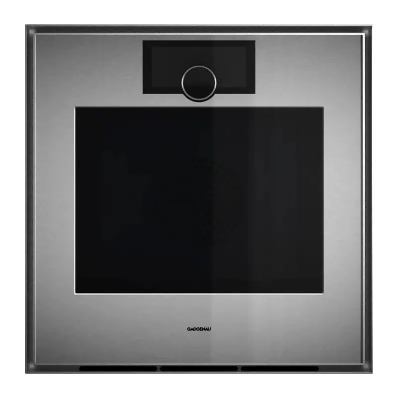 Economico Gaggenau Forno pirolitico con cerniere a sinistra da incasso GO471120 finitura inox e vetro fumè da 60 cm