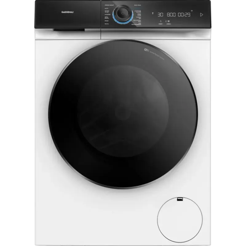 Consegna Rapida Gaggenau Lavatrice a libero posizionamento WM260166 finitura bianco e nero da 60 cm