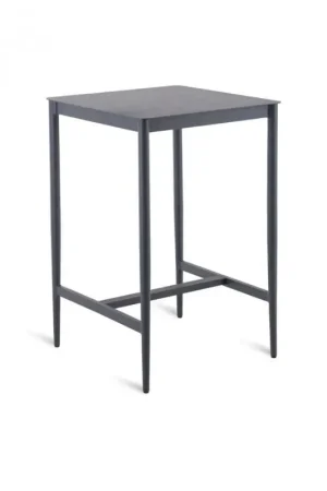 Unopiù Tavolo alto fisso LUCE in alluminio da 70x70 cm Promozione Esclusiva