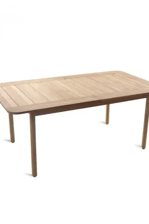 Unopiù Tavolo allungabile PEVERO in legno teak da 182(248)x100 cm Esclusivo