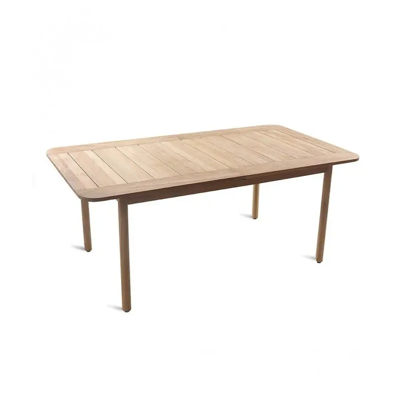 Unopiù Tavolo allungabile PEVERO in legno teak da 182(248)x100 cm Esclusivo