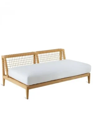 Unopiù Modulo spalla SYNTHESIS in teak e fibra sintetica WaProLace - Con o senza cuscino Occasione Imperdibile